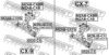 FEBEST MZAB-CXB Control Arm-/Trailing Arm Bush
